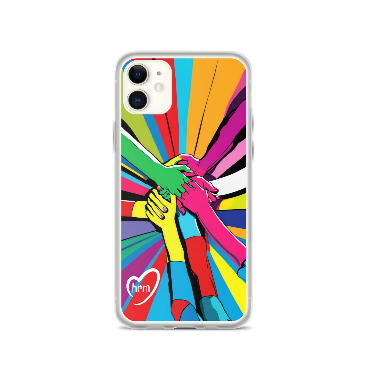 HRM Hug Pop Art - Clear Case for iPhone®