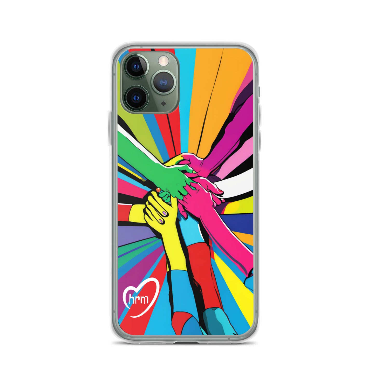 HRM Hug Pop Art - Clear Case for iPhone®