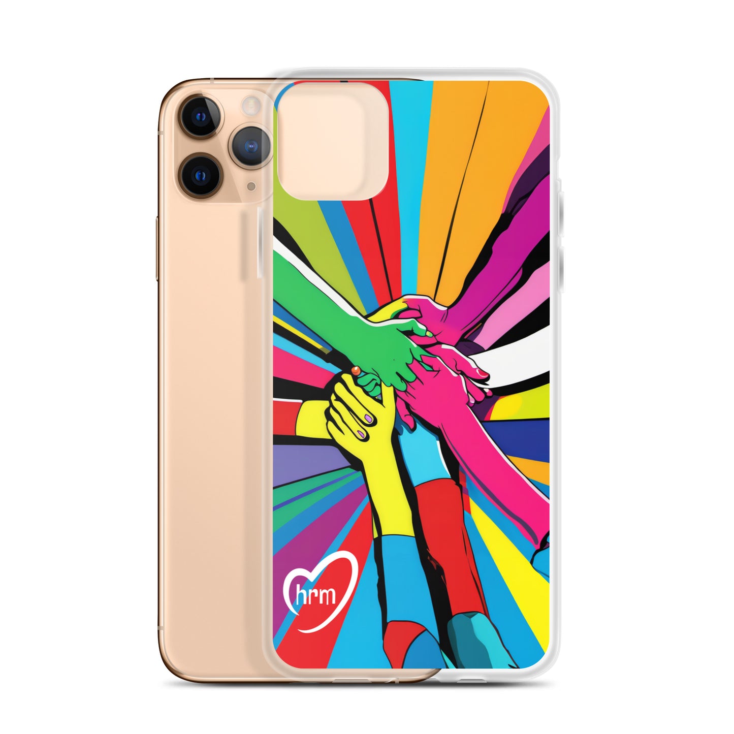 HRM Hug Pop Art - Clear Case for iPhone®