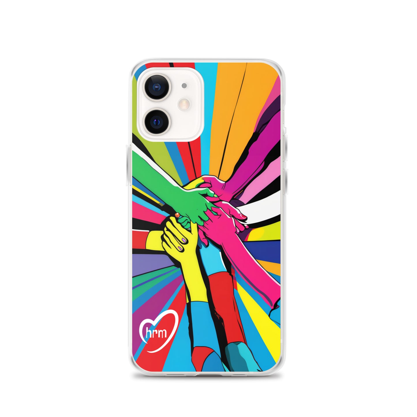 HRM Hug Pop Art - Clear Case for iPhone®