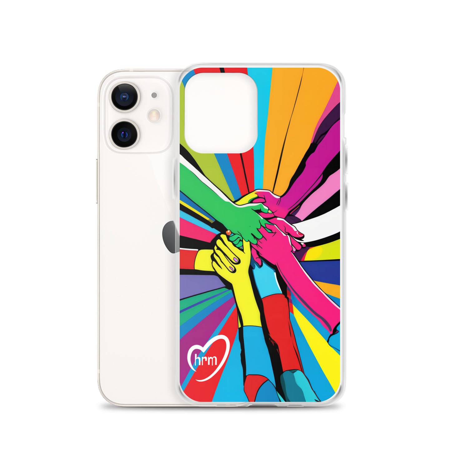 HRM Hug Pop Art - Clear Case for iPhone®
