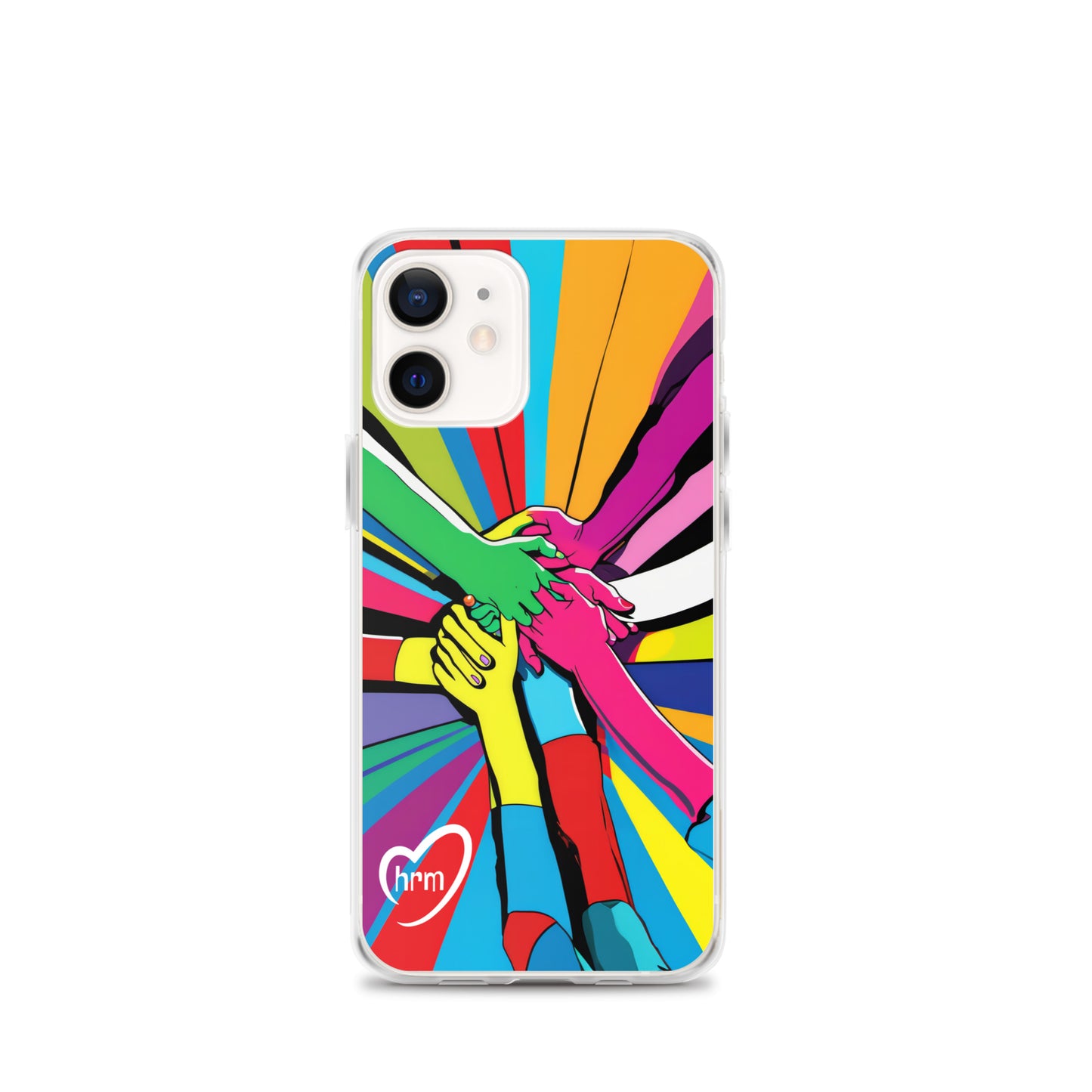 HRM Hug Pop Art - Clear Case for iPhone®