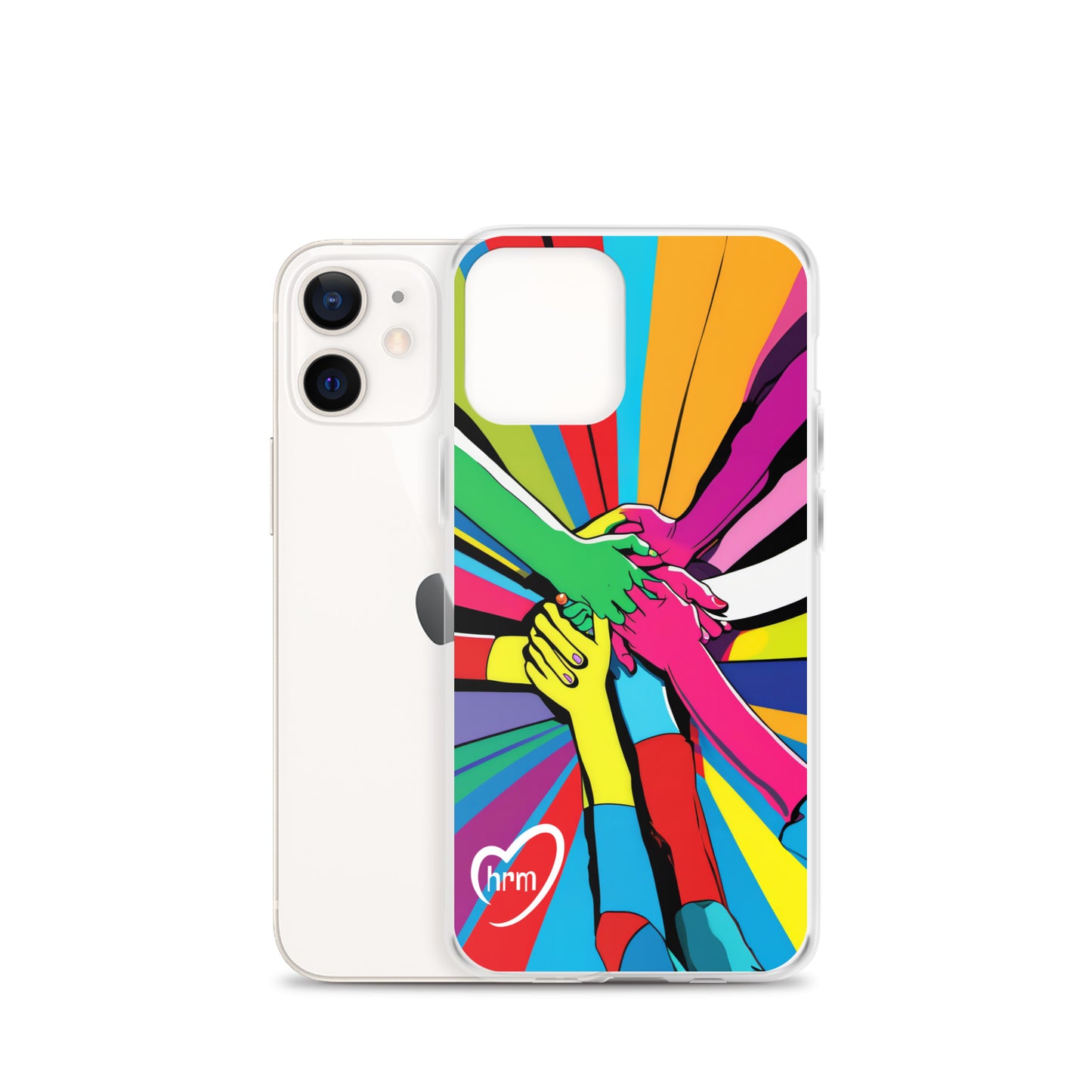 HRM Hug Pop Art - Clear Case for iPhone®