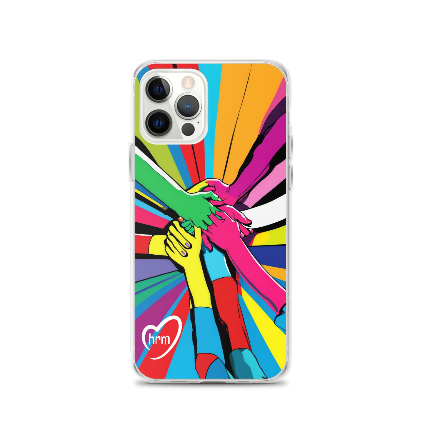 HRM Hug Pop Art - Clear Case for iPhone®