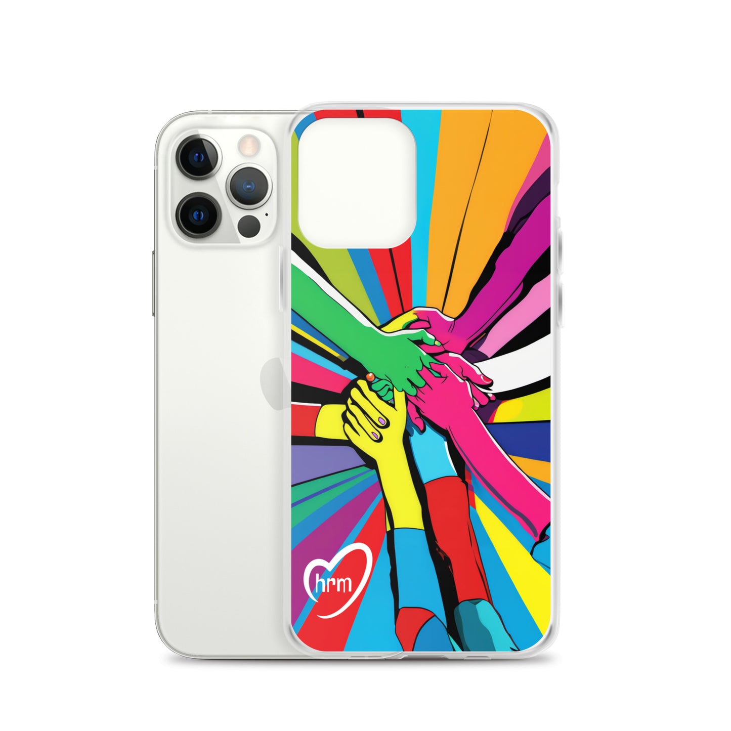 HRM Hug Pop Art - Clear Case for iPhone®