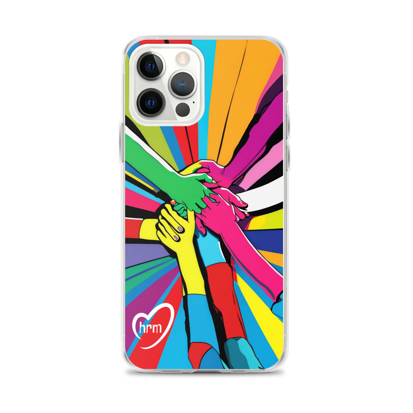 HRM Hug Pop Art - Clear Case for iPhone®
