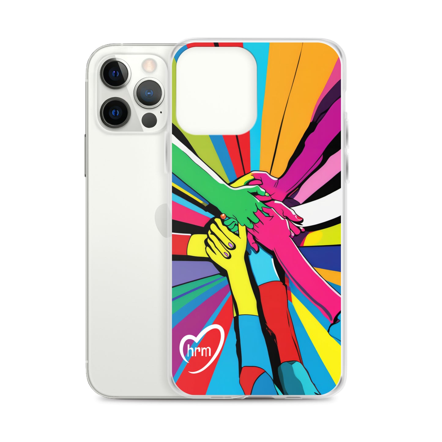 HRM Hug Pop Art - Clear Case for iPhone®