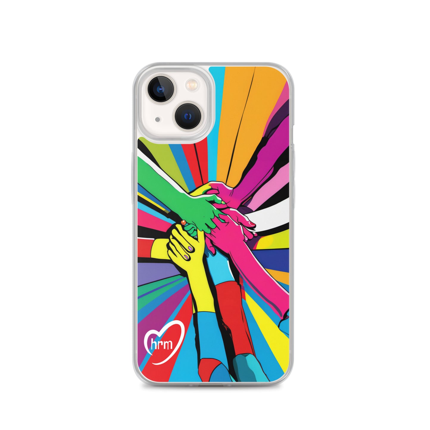 HRM Hug Pop Art - Clear Case for iPhone®