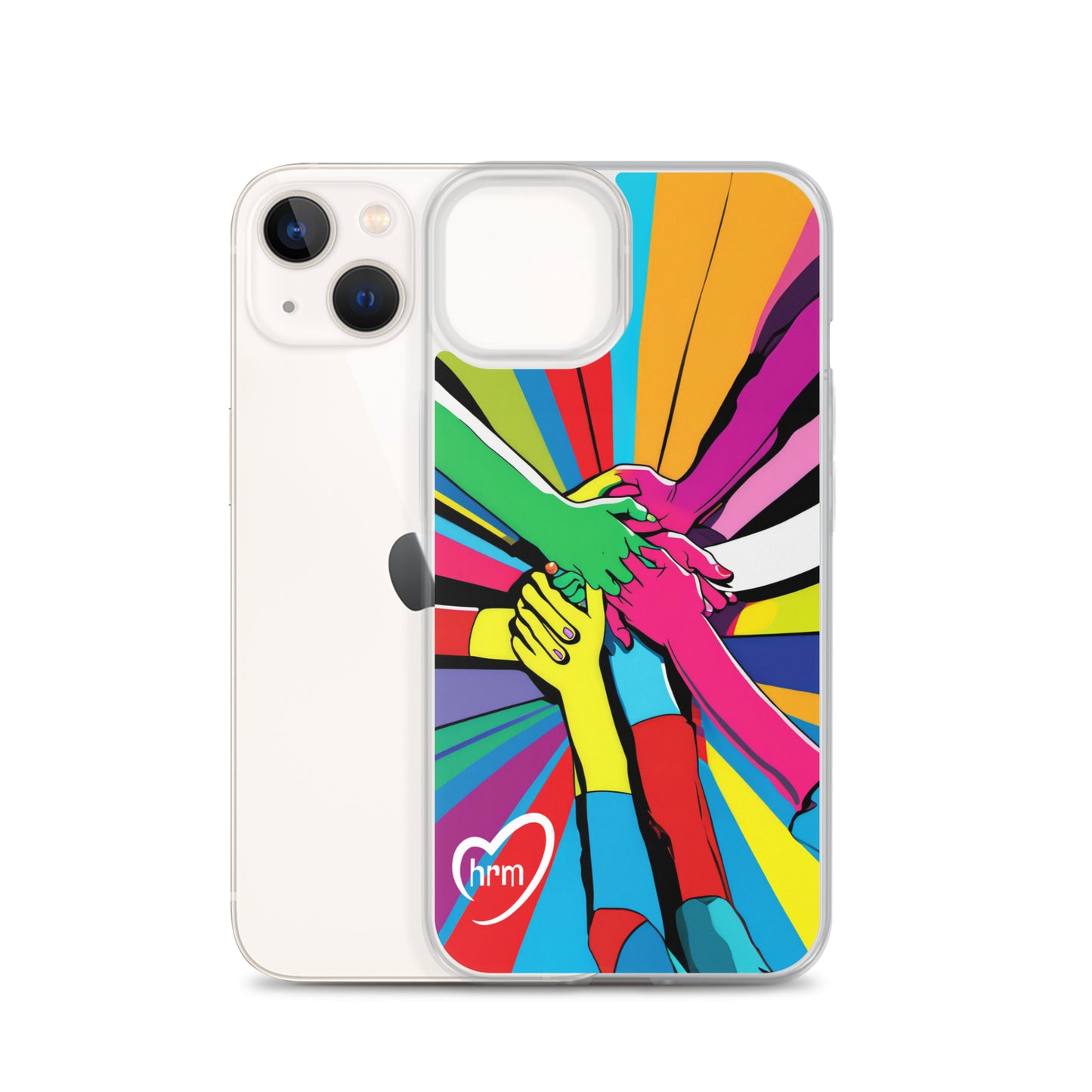 HRM Hug Pop Art - Clear Case for iPhone®
