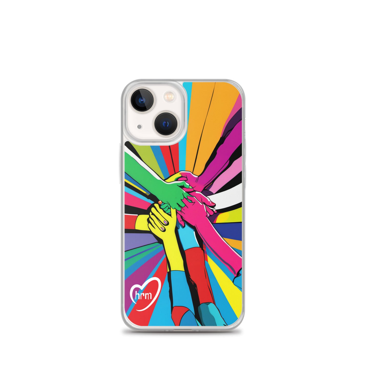 HRM Hug Pop Art - Clear Case for iPhone®