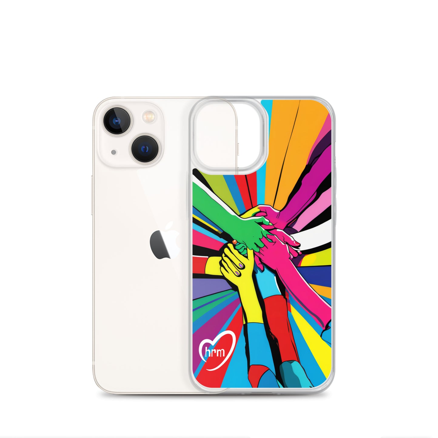 HRM Hug Pop Art - Clear Case for iPhone®