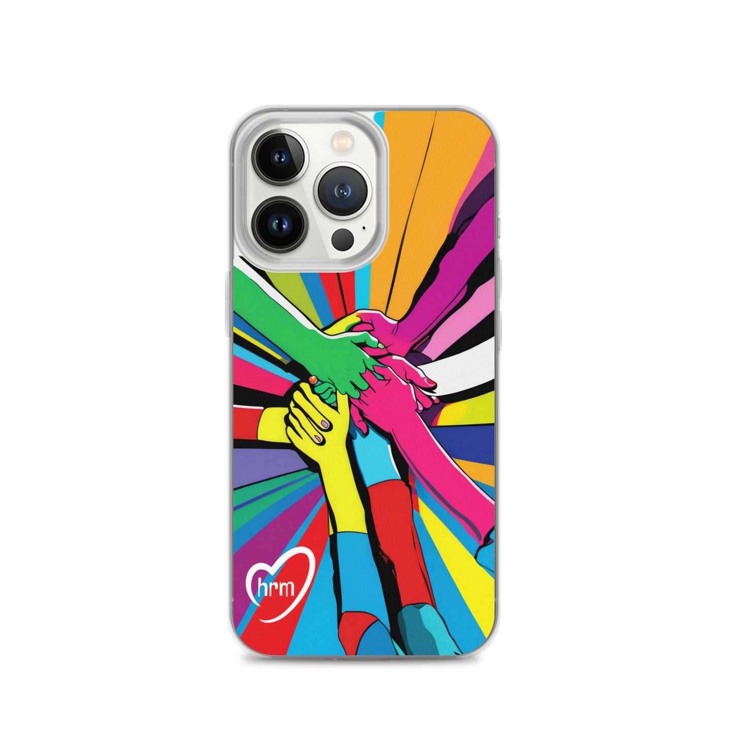 HRM Hug Pop Art - Clear Case for iPhone®