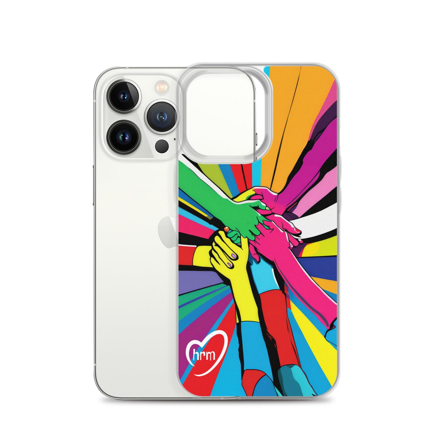 HRM Hug Pop Art - Clear Case for iPhone®