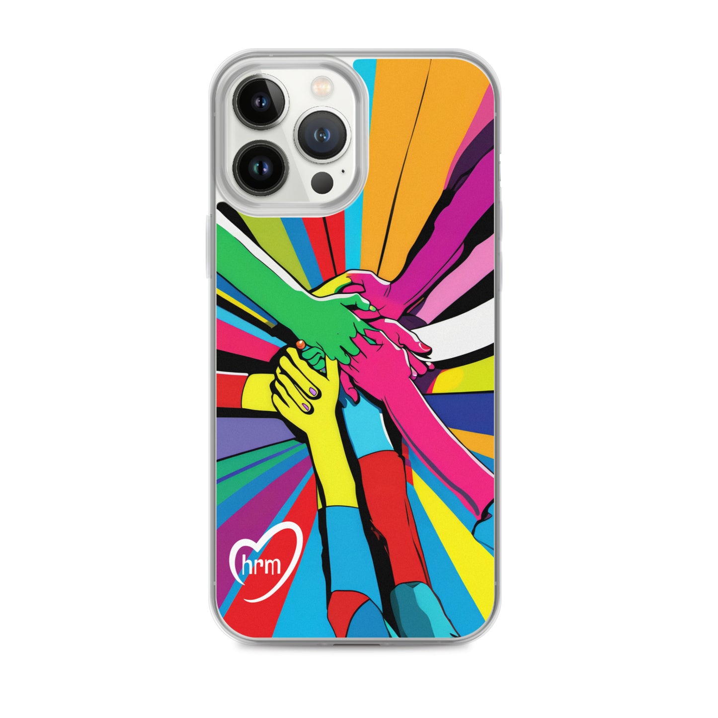 HRM Hug Pop Art - Clear Case for iPhone®