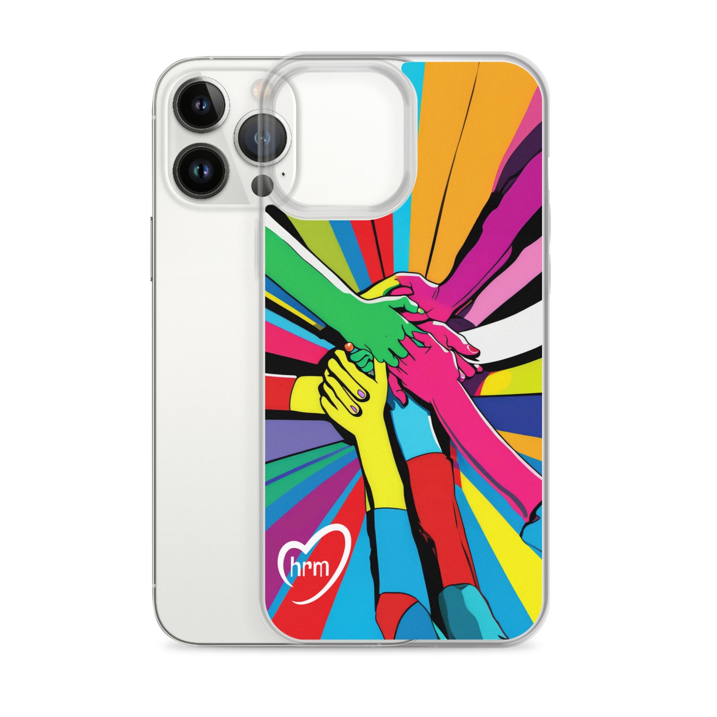 HRM Hug Pop Art - Clear Case for iPhone®