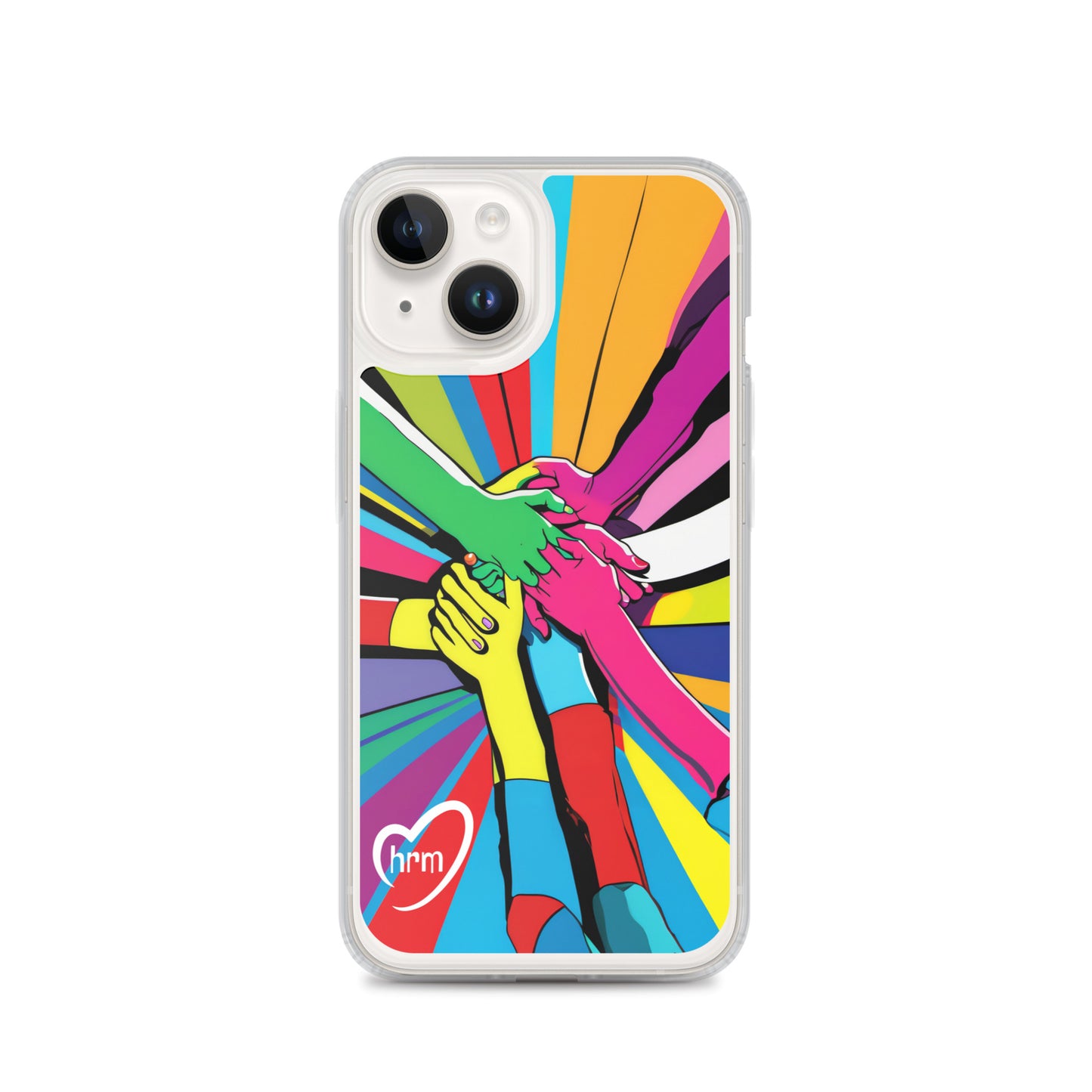 HRM Hug Pop Art - Clear Case for iPhone®