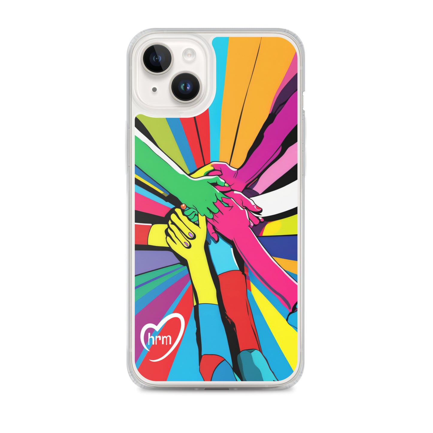 HRM Hug Pop Art - Clear Case for iPhone®