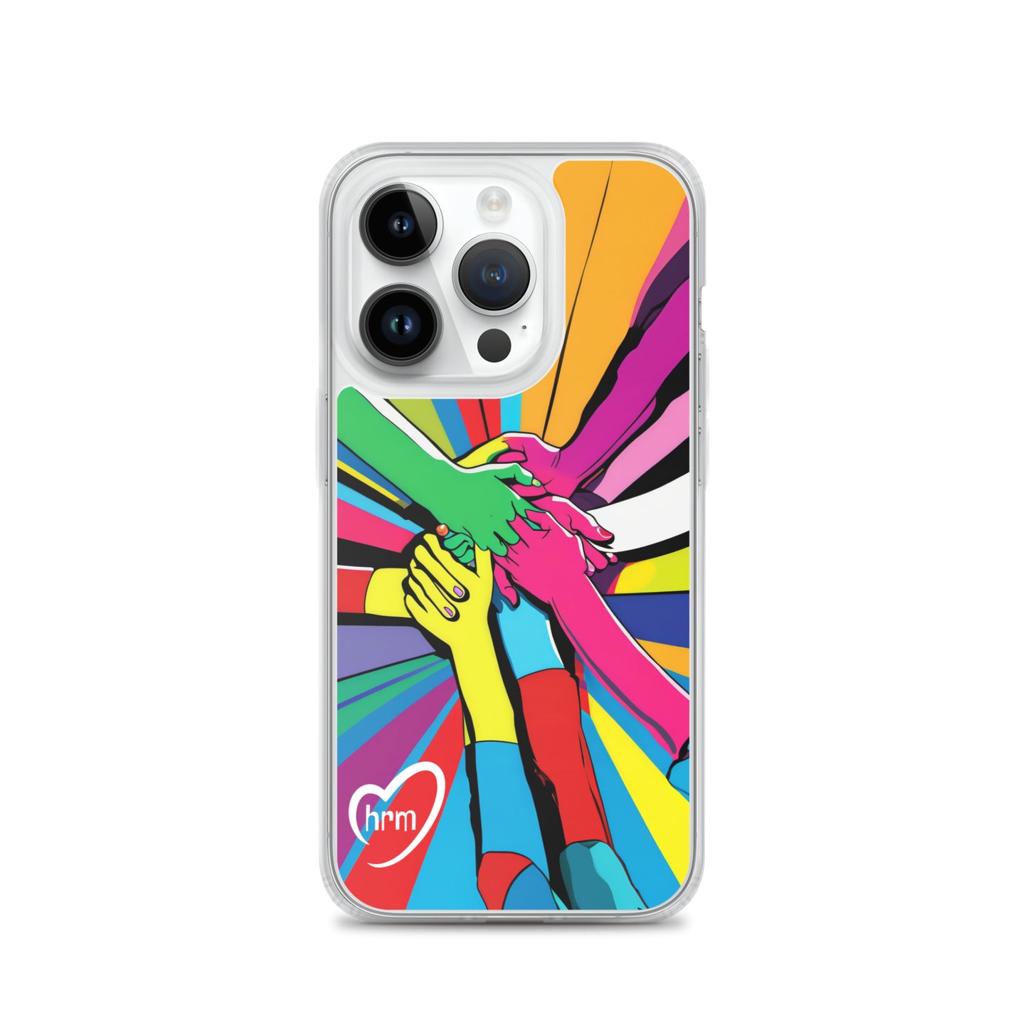 HRM Hug Pop Art - Clear Case for iPhone®