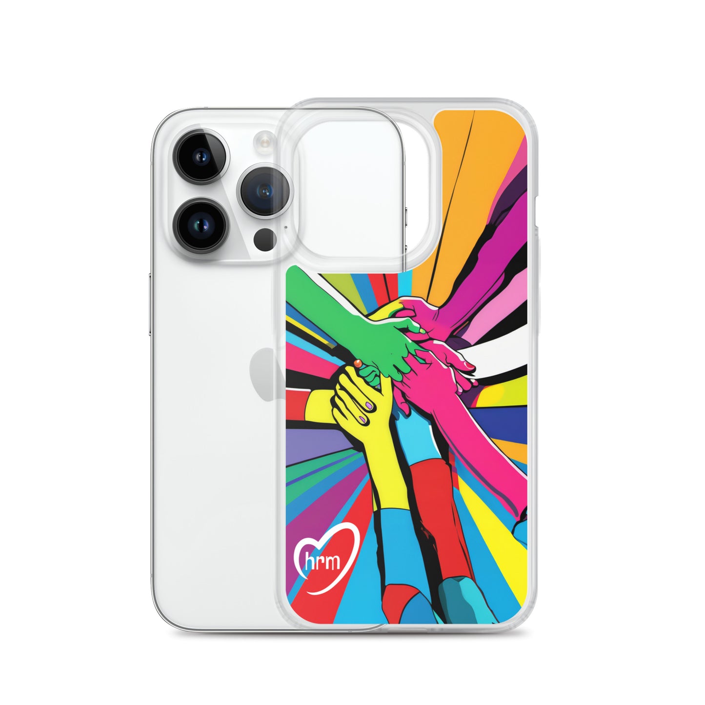 HRM Hug Pop Art - Clear Case for iPhone®