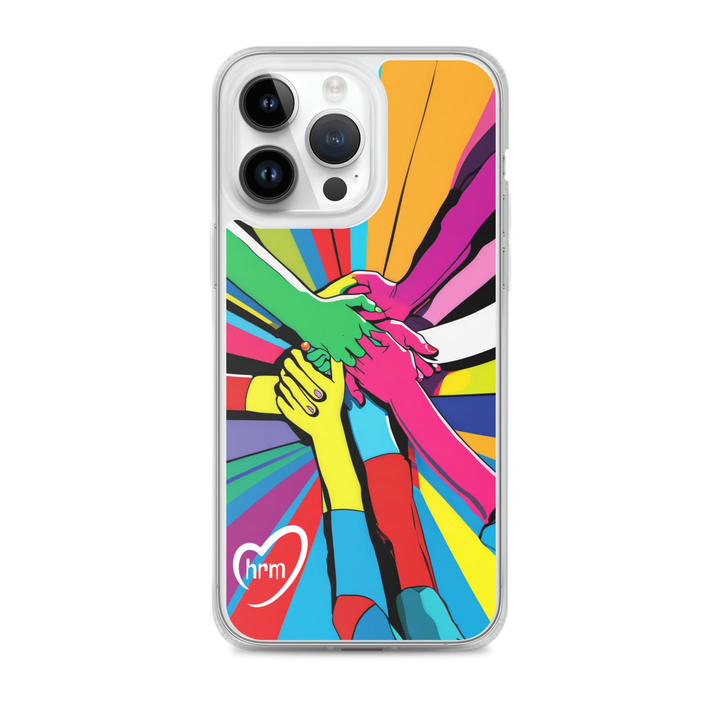 HRM Hug Pop Art - Clear Case for iPhone®