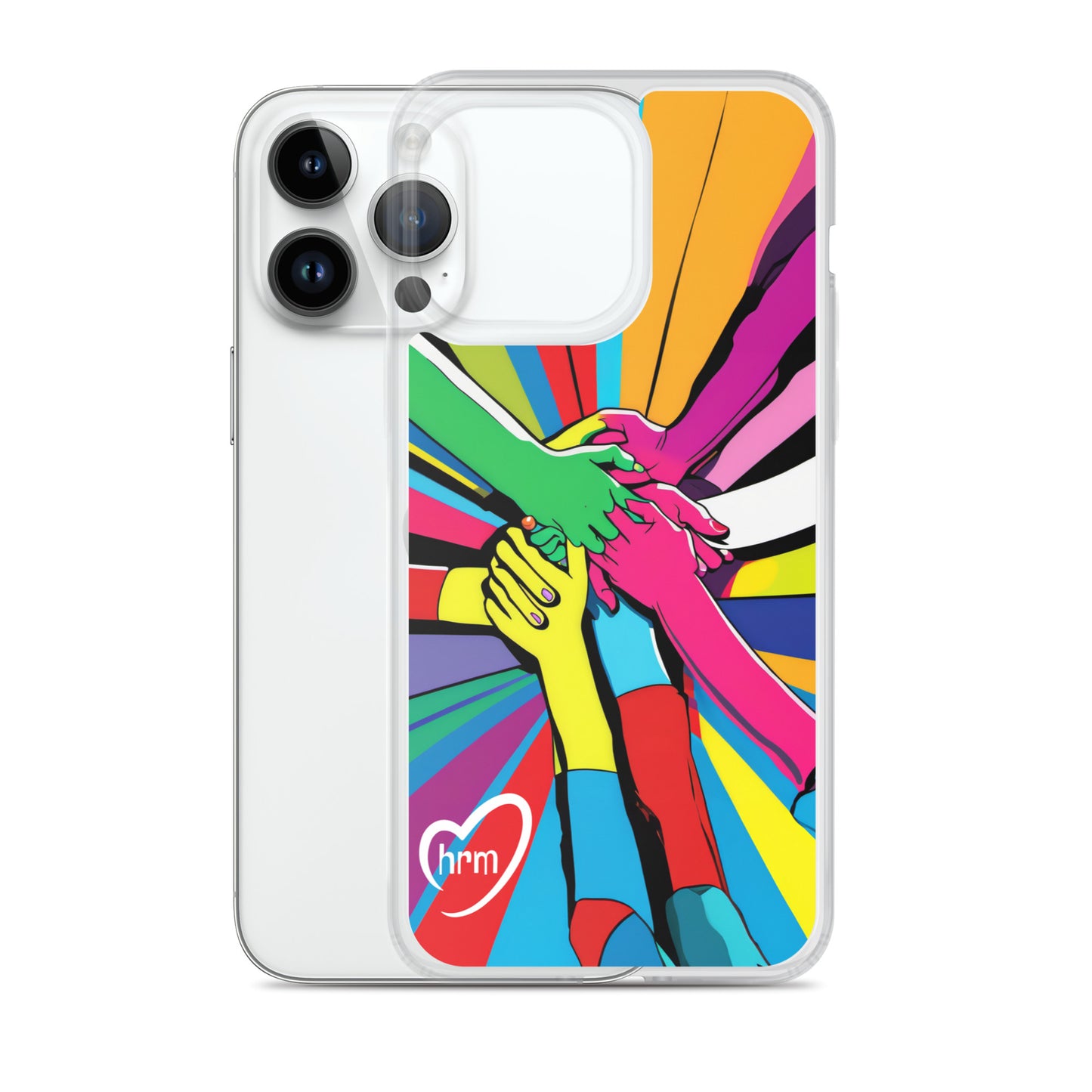 HRM Hug Pop Art - Clear Case for iPhone®