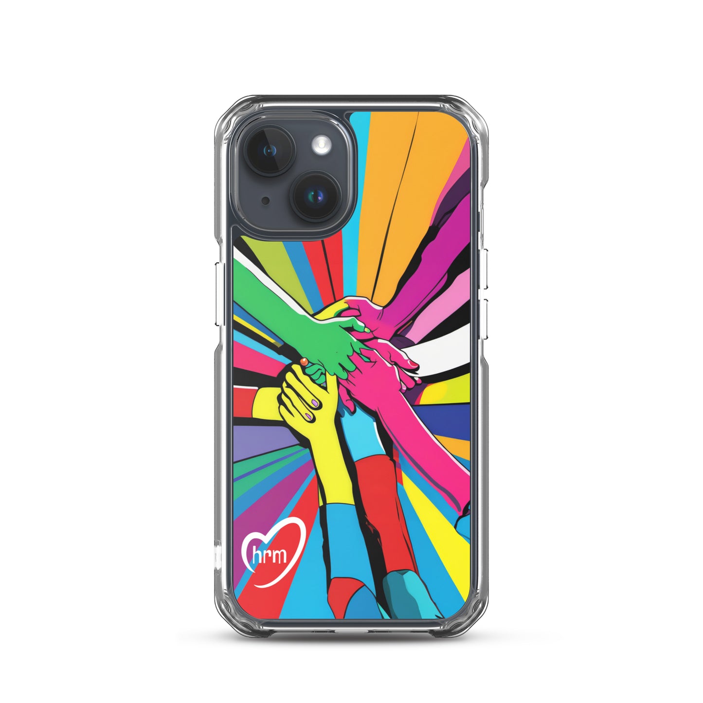 HRM Hug Pop Art - Clear Case for iPhone®