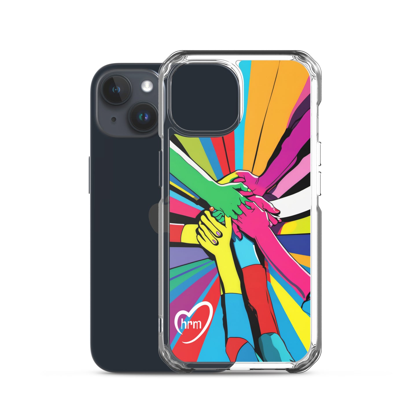 HRM Hug Pop Art - Clear Case for iPhone®