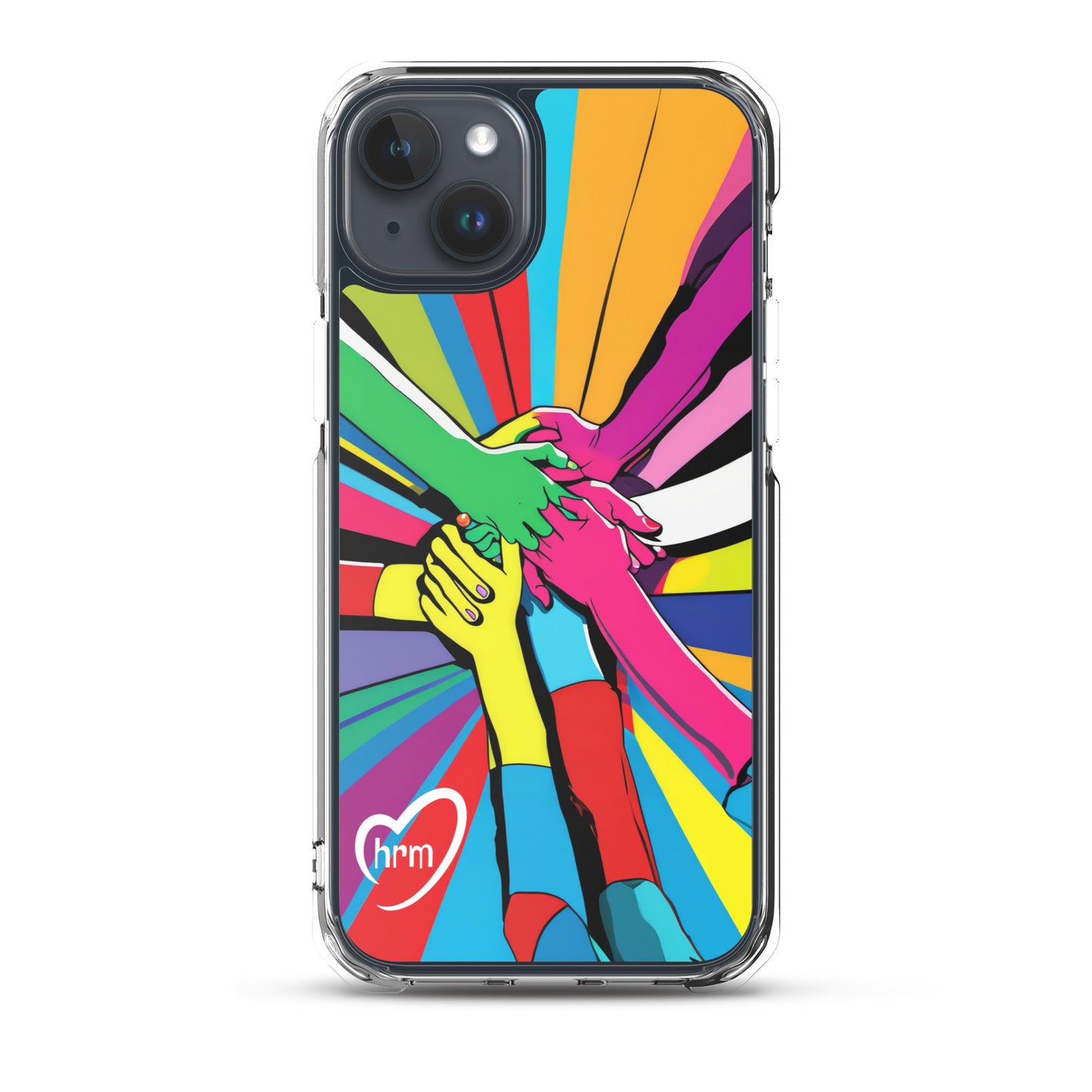 HRM Hug Pop Art - Clear Case for iPhone®
