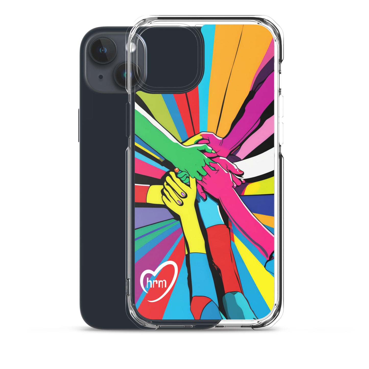 HRM Hug Pop Art - Clear Case for iPhone®