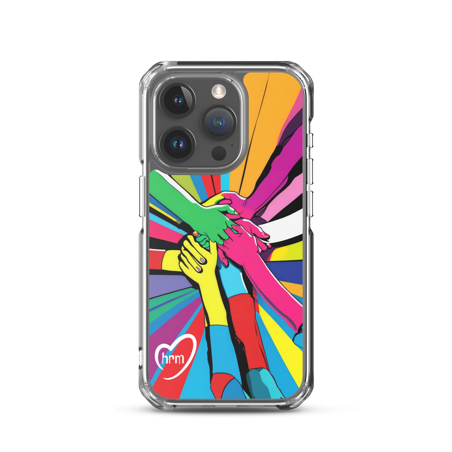 HRM Hug Pop Art - Clear Case for iPhone®