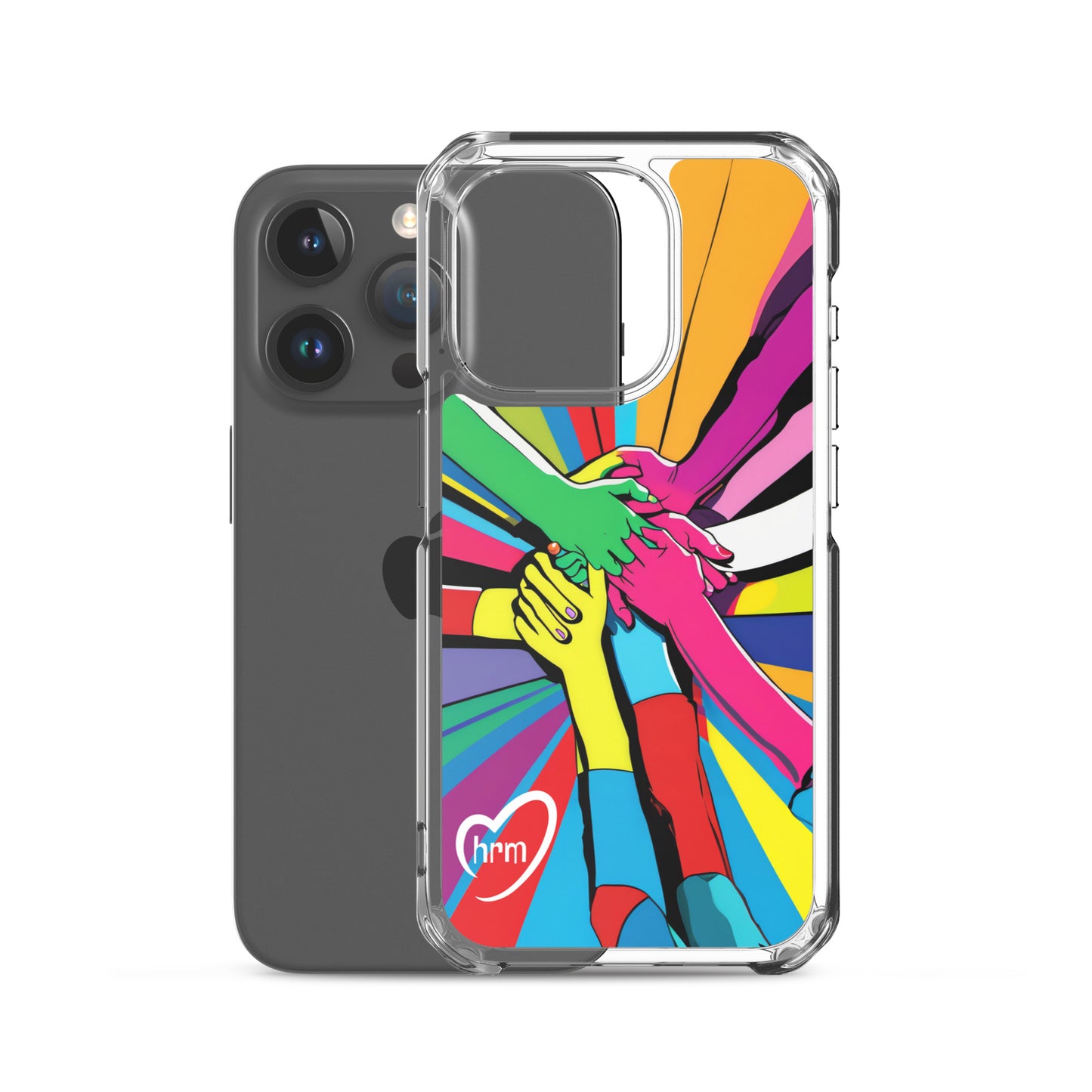 HRM Hug Pop Art - Clear Case for iPhone®