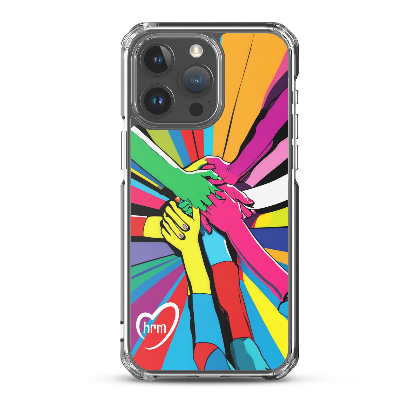 HRM Hug Pop Art - Clear Case for iPhone®