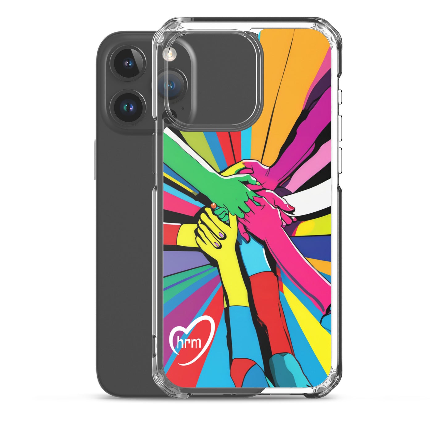 HRM Hug Pop Art - Clear Case for iPhone®