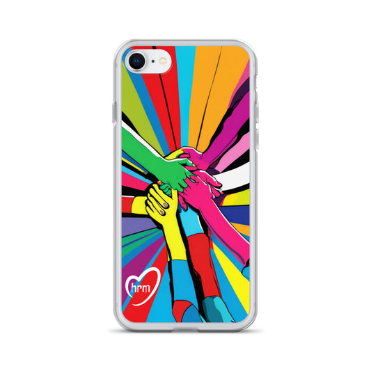 HRM Hug Pop Art - Clear Case for iPhone®
