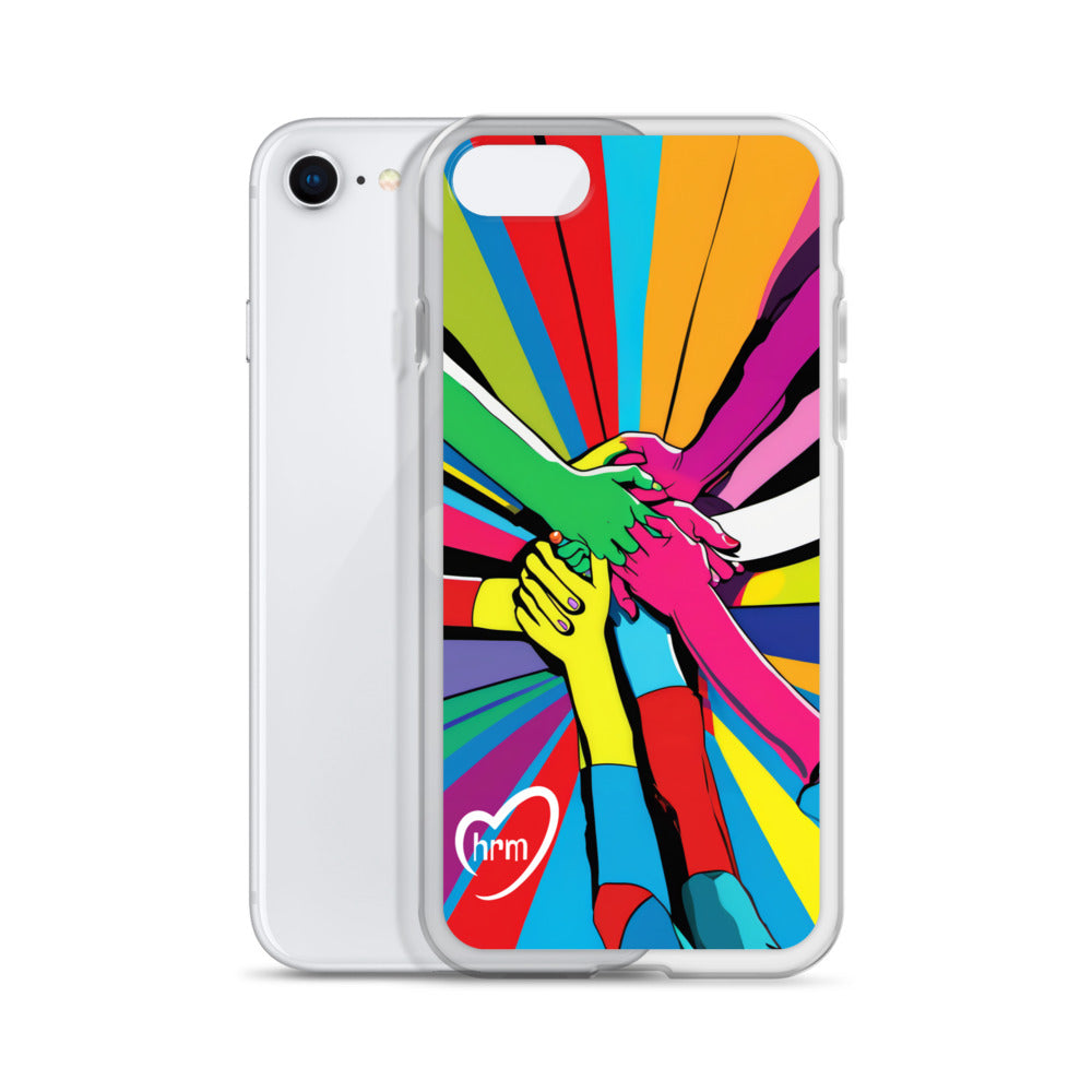HRM Hug Pop Art - Clear Case for iPhone®