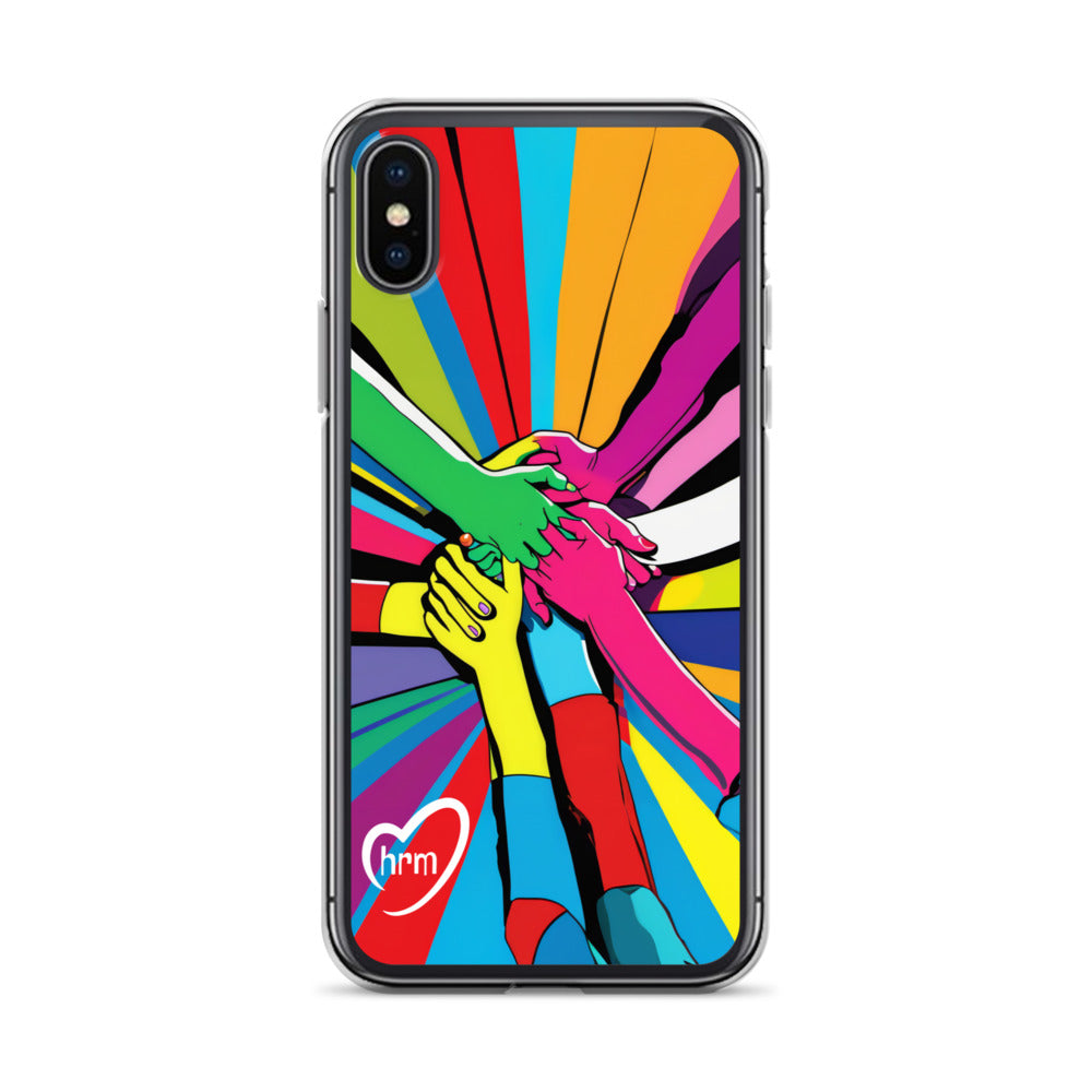 HRM Hug Pop Art - Clear Case for iPhone®