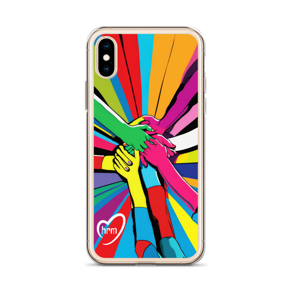 HRM Hug Pop Art - Clear Case for iPhone®