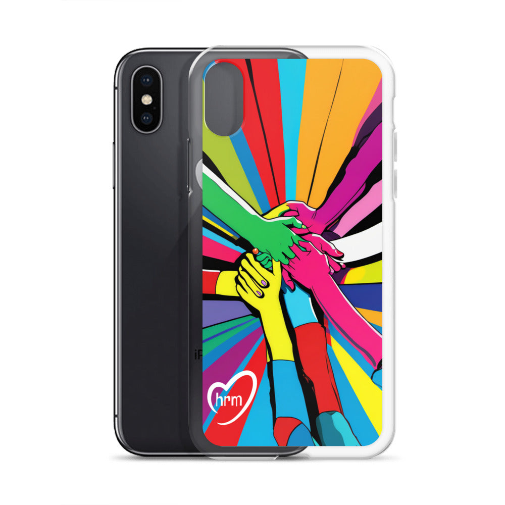 HRM Hug Pop Art - Clear Case for iPhone®