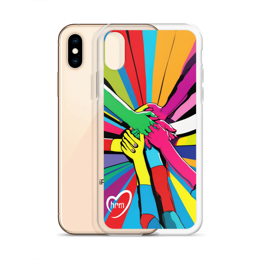 HRM Hug Pop Art - Clear Case for iPhone®