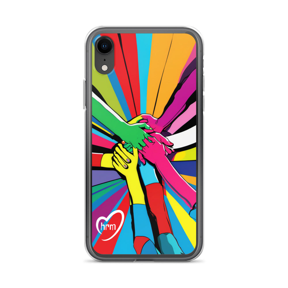 HRM Hug Pop Art - Clear Case for iPhone®