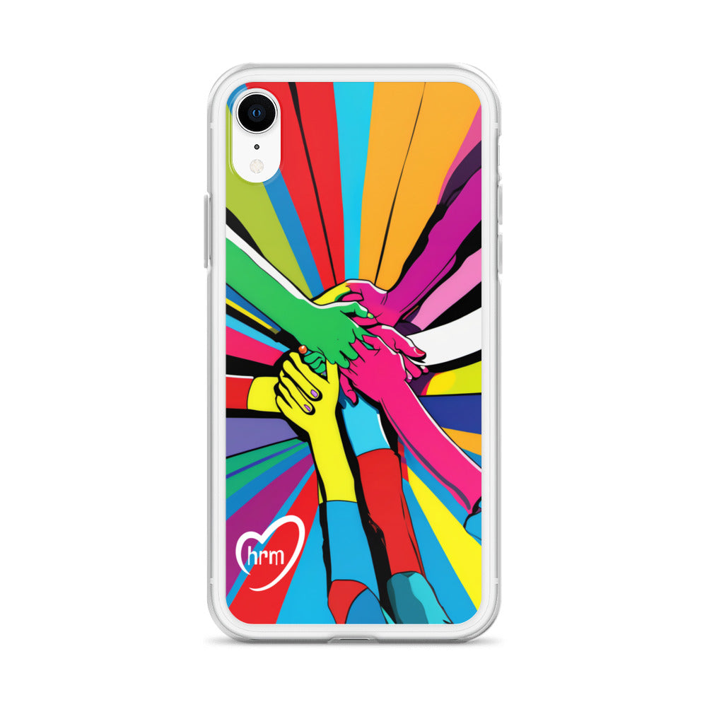HRM Hug Pop Art - Clear Case for iPhone®