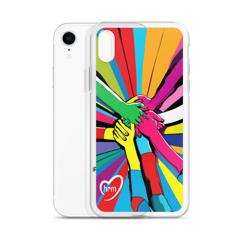 HRM Hug Pop Art - Clear Case for iPhone®