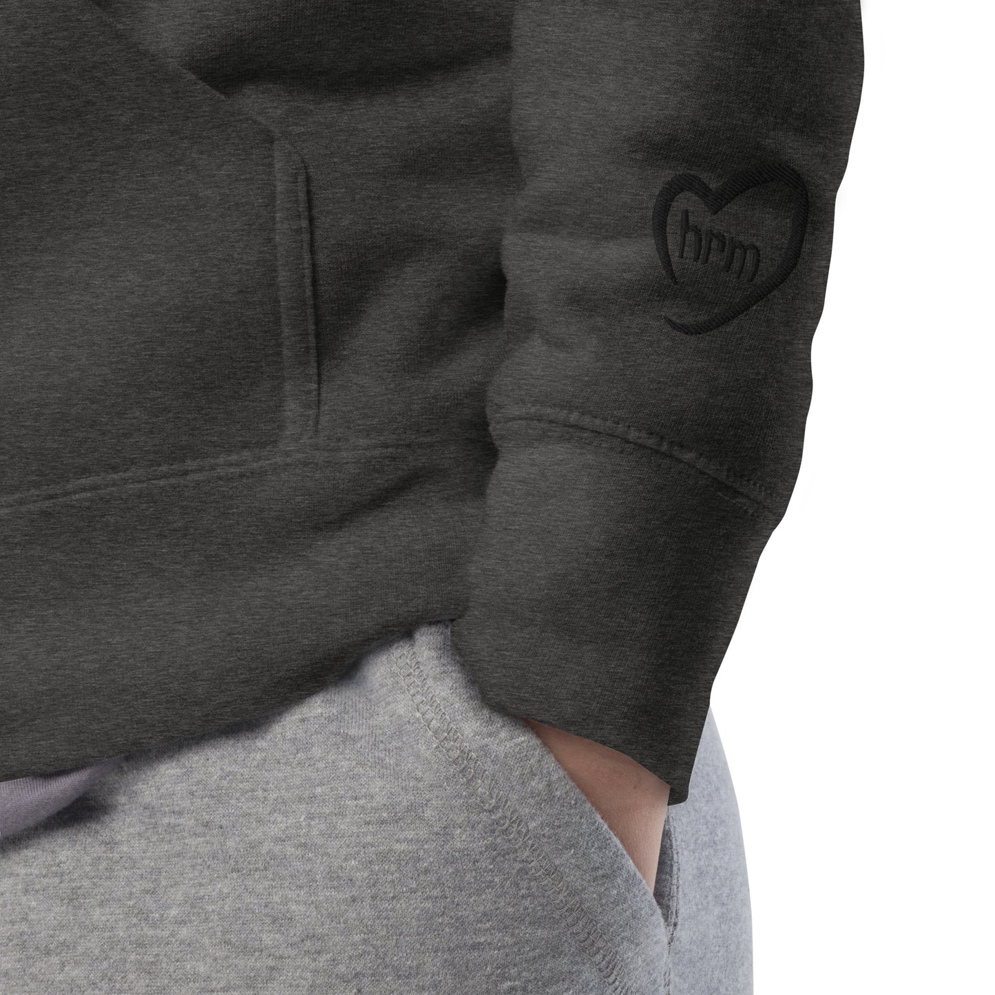 HRM Heart - Embroidered Unisex Hoodie