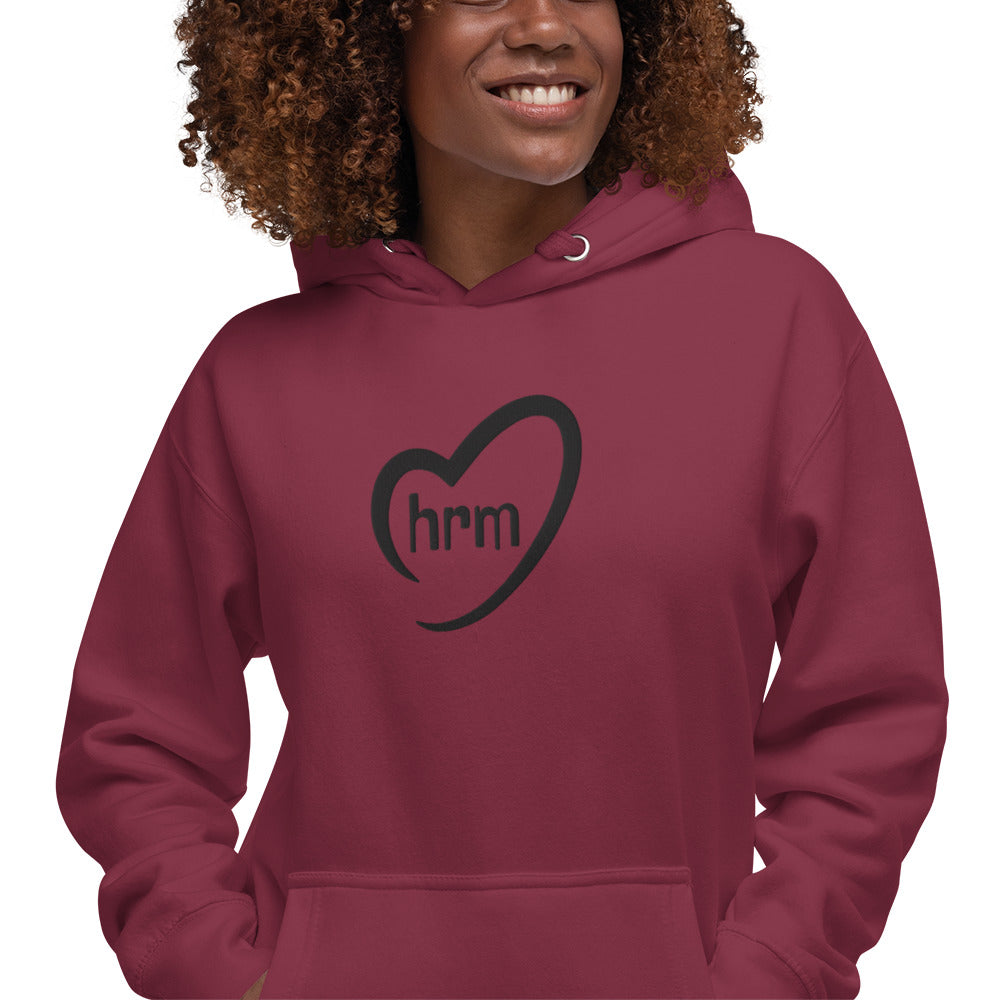 HRM Heart - Embroidered Unisex Hoodie