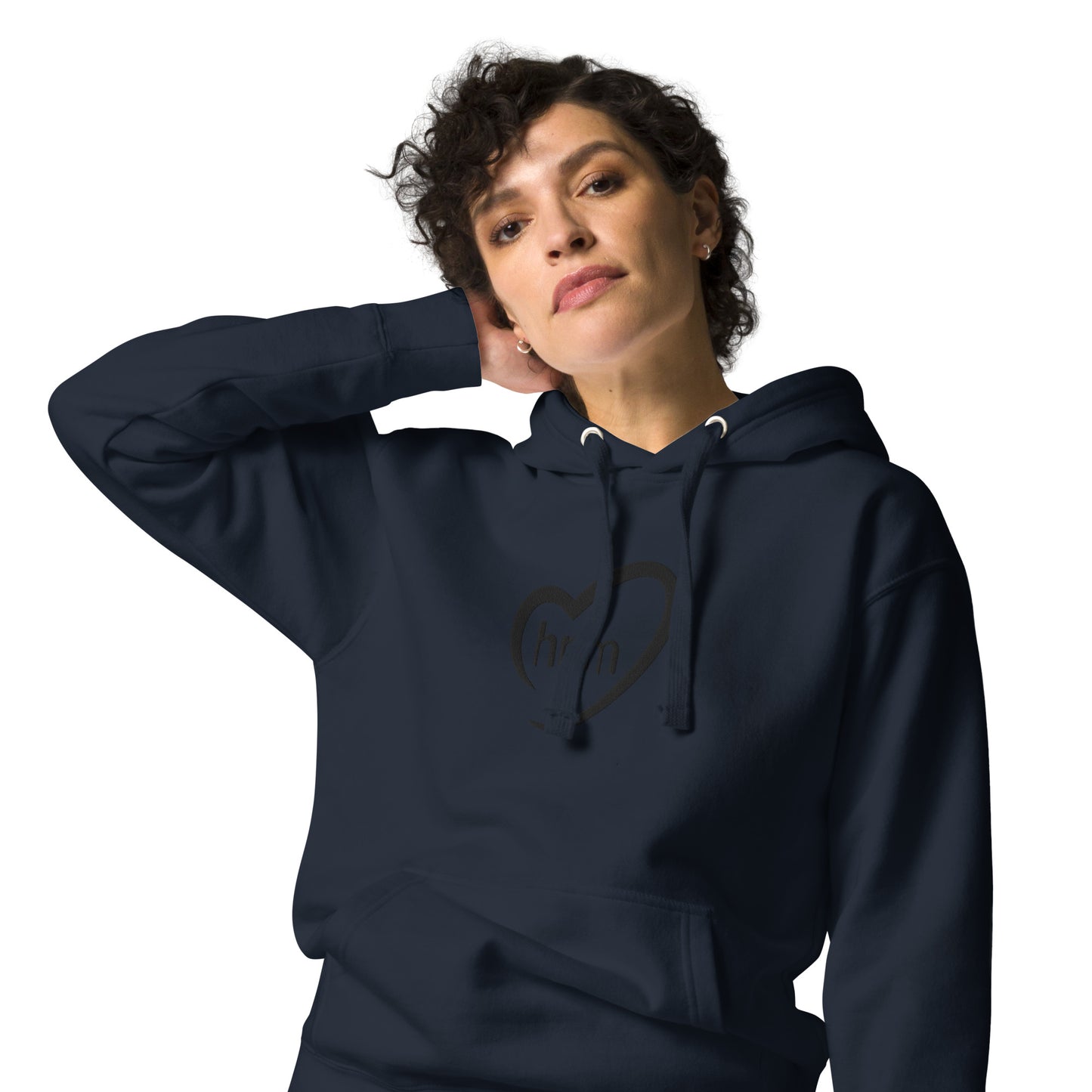 HRM Heart - Embroidered Unisex Hoodie